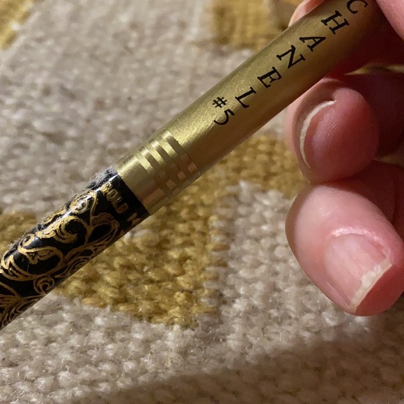 Vintage Arpege Chanel No5 14k Gold Perfumed Pen Set - Picture 5 of 11